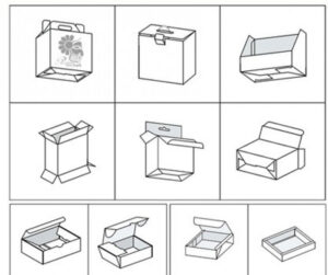 انواع الگوهای کارتن برای تولید جعبه